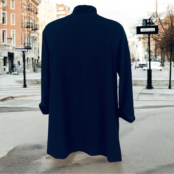 Vintage Herman Kay Black Wool Coat – Women’s Size 14 - Picture 5 of 10